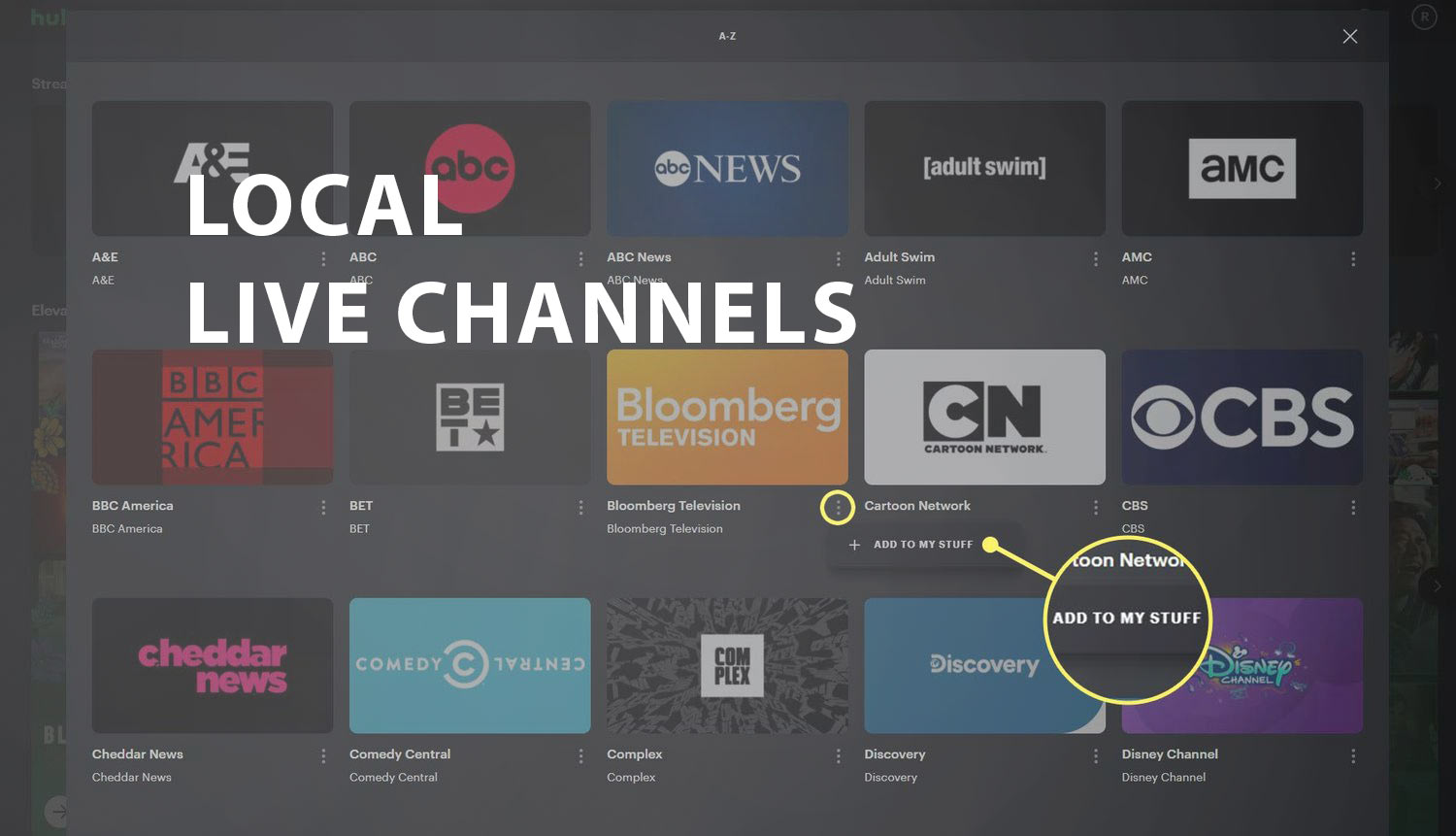 streaming stick with local live channels